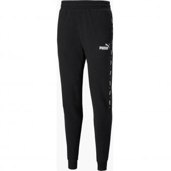 Pantalón Puma Essentials Tape para Hombre Negro con Cintura Elástica