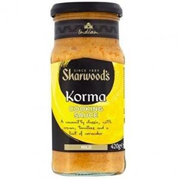 Sharwoods Salsa Korma Vidrio 420