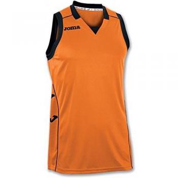 Joma 100049.800 - Camiseta de Baloncesto, Color Naranja/Negro, Talla S