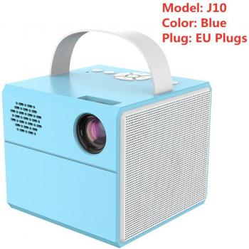 Mini Proyector Portátil Kebidu J10 PK Q2 para Niños, Compatible con HDMI, Educativo y LED para Navidad