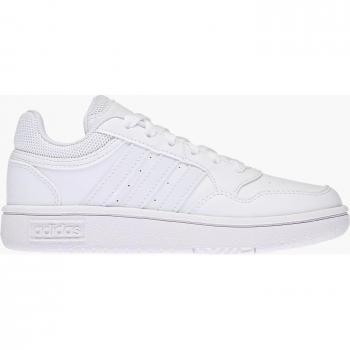 Adidas Hoops 3.0 Kids Sneakers - White, Size 36.5