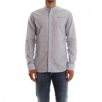 TOMMY HILFIGER DENIM DM0DM01845 LINEN BLEND STRIPE CAMISA Hombre WHITE XL