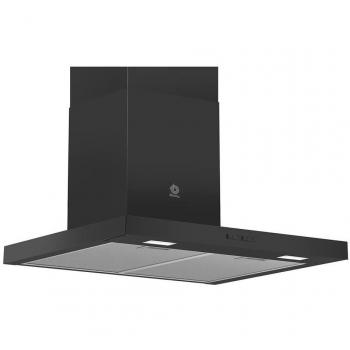 Balay 3BC066MN Campana Decorativa de Pared, 60 cm, Color Negro, 3 Niveles de Extracción, 69 dB