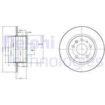 Disco de freno DELPHI BG2240 - Disco de freno, marca DELPHI, modelo BG2240