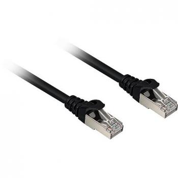 Cable de red RJ45 Cat.6a SFTP Negro 15 m Halógeno libre