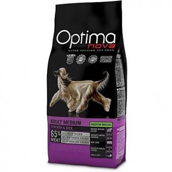 Optima Nova - Pienso para perros adultos medianos pollo y arroz