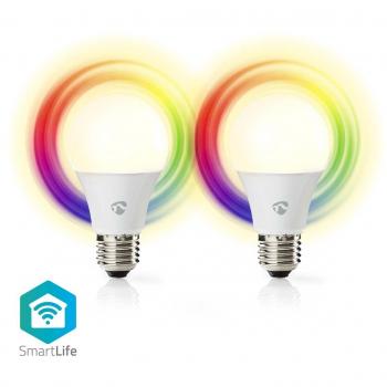 Bombilla Nedis SmartLife Color E27 2 unidades
