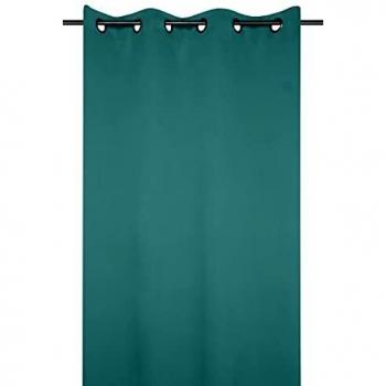 Cortina Opaca Verde Esmeralda 210gr/m2 140x280 cm 100% Poliéster