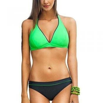 Ewlon Palm Beach Bikini, 90C/40, Verde-Gris