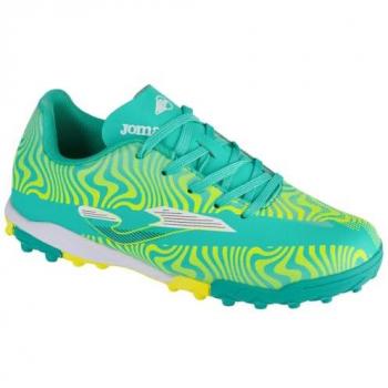 JOMA Zapatilla de Fútbol Turf Evolution, color azul turquesa, talla 38 EU