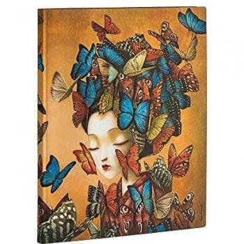 Paperblanks Cuadernos de Tapa Blanda Flexi Madama Butterfly | Rayado | Ultra