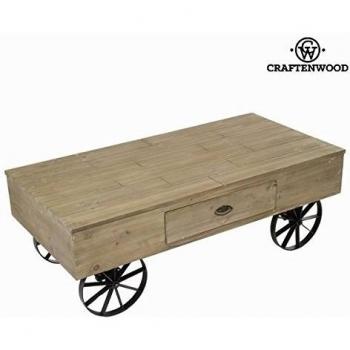 Mesa centro ruedas toronto - Colección Thunder by Craften Wood