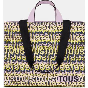 Bolso Tous Shopping XL Amaya T Vera Multi-Malva