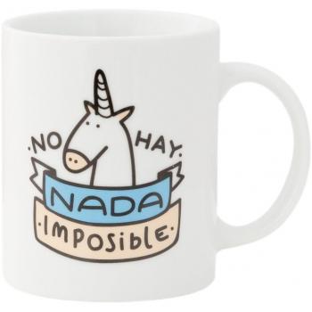 Mr. Wonderful Taza con mensaje No hay nada imposible