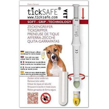 tickSAFE Quita-garrapatas Vet, Quitar garrapatas de Forma Segura en Animales. NO es una Pinza garrapatas.