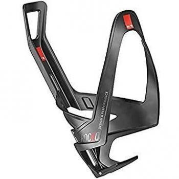 Elite Rocko carbon bottle cage matt black/red