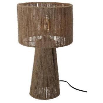 Lámpara de Mesa en Yute Natural Ø27x45cm