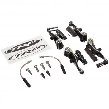TRP CX8.4 Mini Front and Rear V-Brake Set, Black
