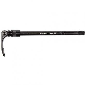 Eje Pasante Trasero Stalwart Shimano M-Wave, 1.5 mm, color negro, compatible con portaequipajes