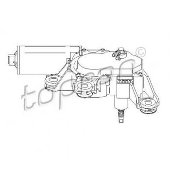 Topran 110 741 - Motor de limpiaparabrisas