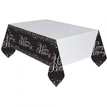 Amscan 9900549, Mantel de Plástico para Mesa, Diseño Cumpleaños
