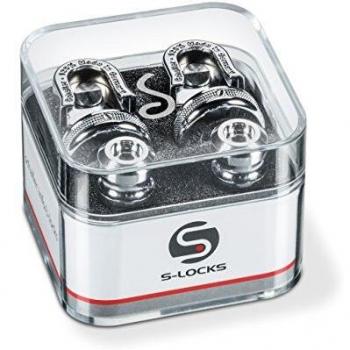 Schaller S-Lock Strap Locks Chrome