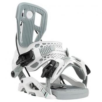 Fijaciones de Snowboard Nidecker Flow Fuse 2025 Blancas XL Unisex