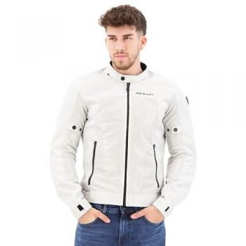 Chaqueta textil de motocicleta REV'IT! Eclipse 2 Plata para hombre