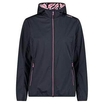 CMP Women's Functional Jacket with Fixed Hood - Gray - Size 40