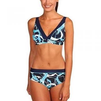 eleMar Bikini de la mujer, mujer, color blue - Pazifik-Türkis-Weiß/Pazifik/Hawaii, tamaño 120B