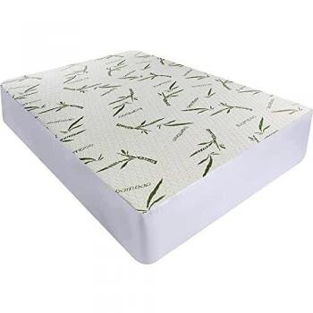 Utopia Bedding Impermeable Protector De Colchón De Bambú 140 x 200 x 30 cm, Funda De Colchón Premium, Transpirable, Estilo Ajustado Todo Elástico