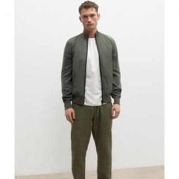 Ecoalf - Plumífero Petreaalf Knit verde acolchado para hombre