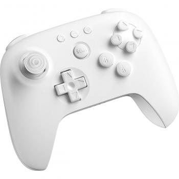Mando Bluetooth 8Bitdo 64 Blanco - Compatible con Nintendo Switch, Switch 2, PC y Android, Analógico 3D