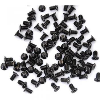 Tornillos Planos Avellanados Phillips para Montaje de Caddy HDD 32x6mm - Paquete de 100 Unidades