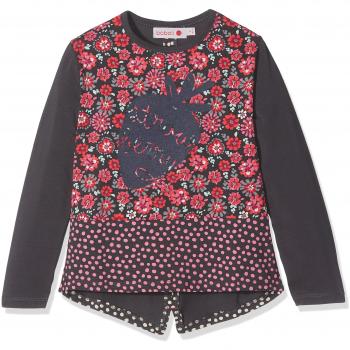 Bóboli 404097, Camiseta de Manga Larga para Niñas, Multicolor