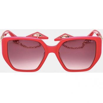 Guess Women's Geometric Pink Acetate Sunglasses GU7892 72T