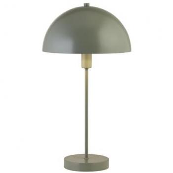 Lámpara de escritorio moderna hongo acero verde 1 luz E14