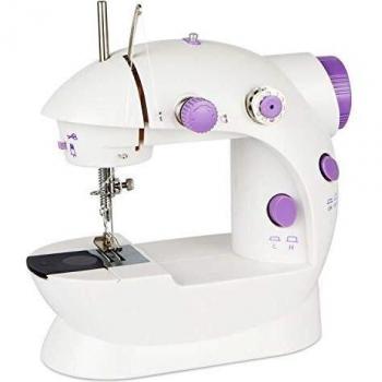 Máquinas de Coser,Sucastle Mini Máquina de Coser Eléctrica,Del Hogar Máquina de Coser Portatil y Versátil de Ajuste 2 Velocidad,Para el Hogar, Con Cortahilos Lámpara Pedal 6 bobinas Aguja,