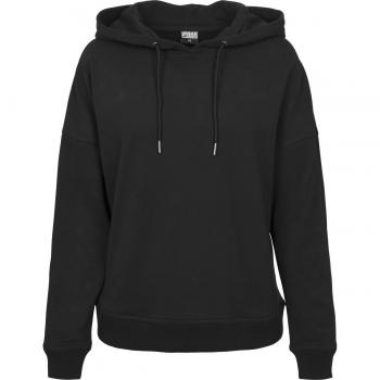 Urban Classics Women's Black Lace-Up Hoodie