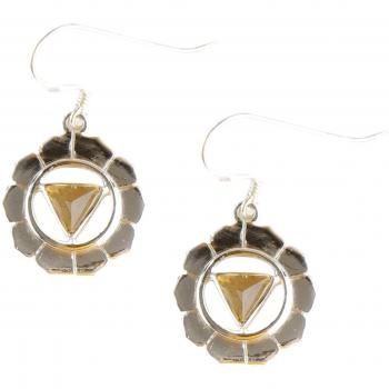 Berk E-512 Manipura - Pendientes, diseño Chakra del plexo Solar
