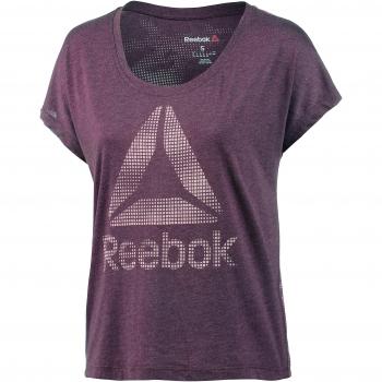 Reebok Bo Tee Camiseta, Mujer, Morado