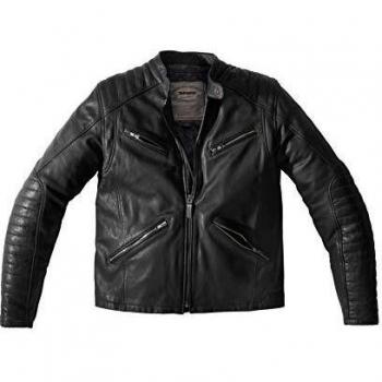 SPIDI chaqueta de piel, negro, talla 54