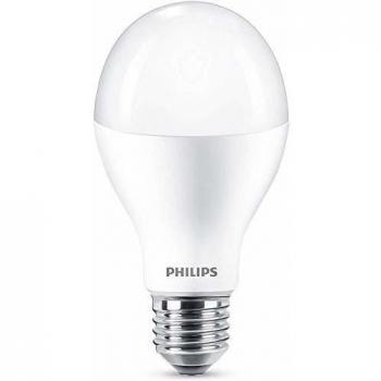 Philips LED Bombilla estándar mate, 17W equivalente a 120 W de una bombilla incandescente, casquillo gordo E27, luz blanca cálida, Pack de 1