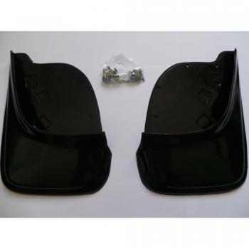 Faldones guardabarros negro - 2 piezas traseros, 100% goma, universal, nuevo