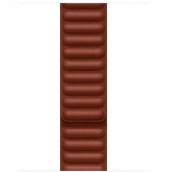Apple Watch 41mm Umber Leather Link Band - Small/Medium