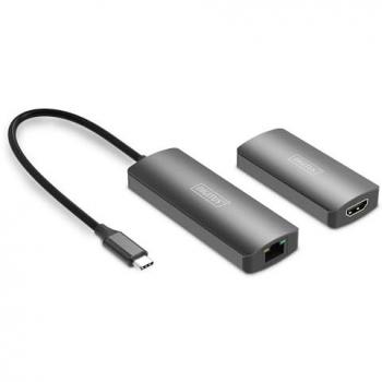 Extensor USB-C a HDMI 4K/120Hz CAT6 30 m - DIGITUS DS-55343