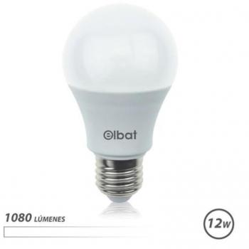 Elbat Bombilla LED A60 12W 1080lm E27 Luz Blanca