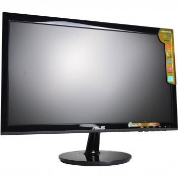 Monitor LED 19.5 ASUS VS207NE con Resolución 1600x900, Conexiones VGA/DVI-D - Color Negro