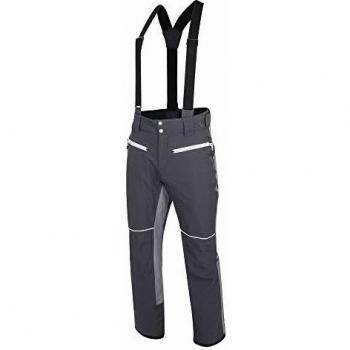 Dare 2b Intrinsic Pant Waterproof & Breathable Ergonomic Fit AEP Kinematics Ski & Snowboard Salopette Trousers with Integrated Snow Gaiters Pantalones de esquí, Hombre, Gris ébano/Aluminio, XXL