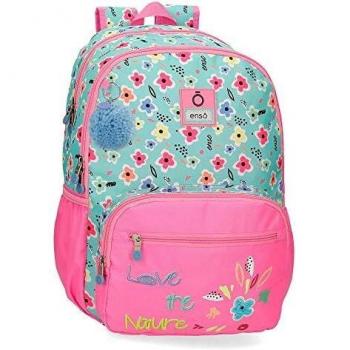 Enso Love The Nature, Equipaje Bolsa De Mensajero Niñas, Multicolor, 32x44x17 Cms
